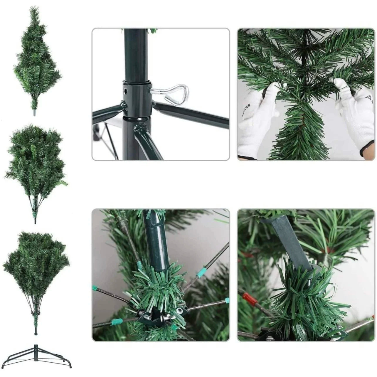 Artificial Christmas tree PET. Sent from Spain, Christmas artificial Tree, PVC Leaf Tree, Christmas Green Tree, 60cm 90cm 120cm 150cm 180cm 210cm Tree Home Decoration, Garden, Mall, Restaurant