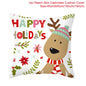 45cm Christmas Cushion Cover Navidad Merry Christmas Decorations For Home 2024 Xmas Noel Cristmas Ornaments New Year Gifts 2025