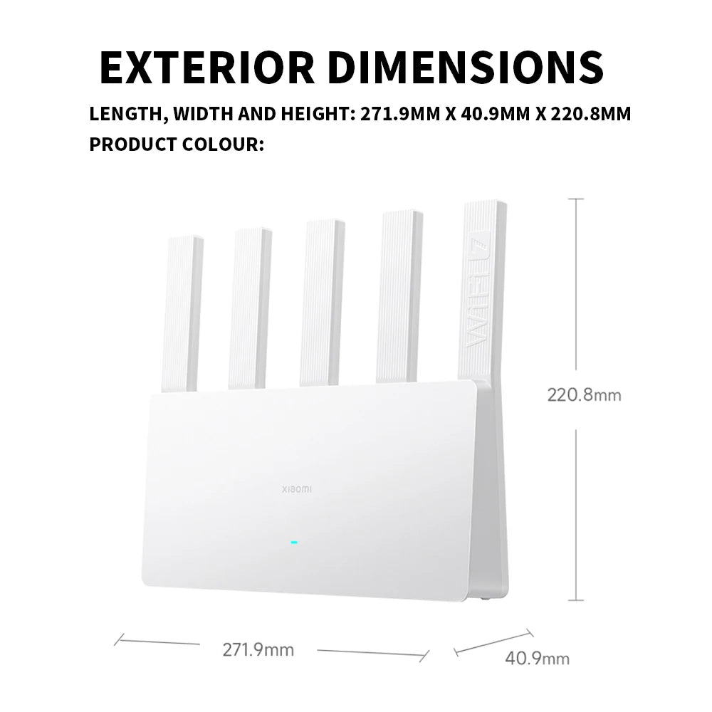 NEW Xiaomi Router BE5000 Wi-Fi 7 2.4/5GHz Dual-Frequency Mesh 2.5G High-Speed Network Port IPTV OFDMA Signal Amplifier Mi Home