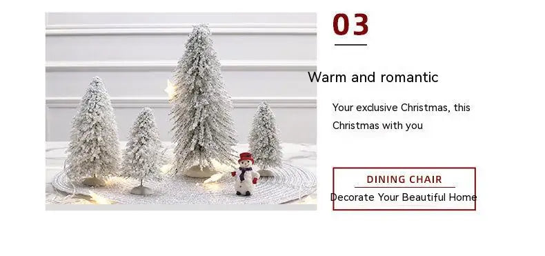 new Mini encryption Snow Fir Small Christmas Tree Christmas Decorations For New Year Xmas Party Home Table Ornaments Gifts