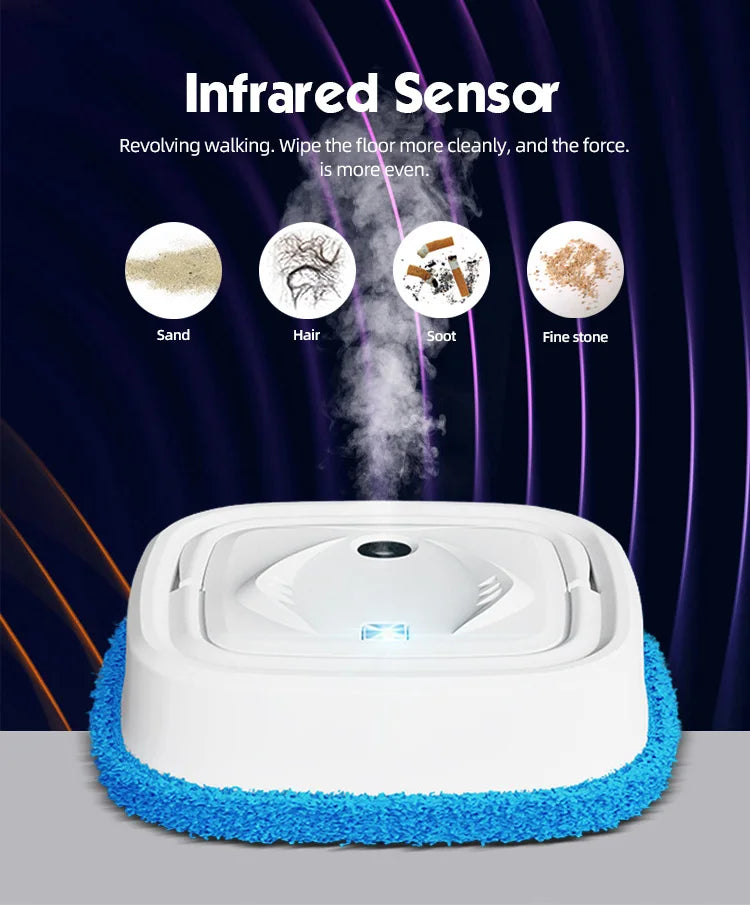 Portable Humidifier with Ultra-Silent Rotation, Balancing Air Humidity and Purifying Air