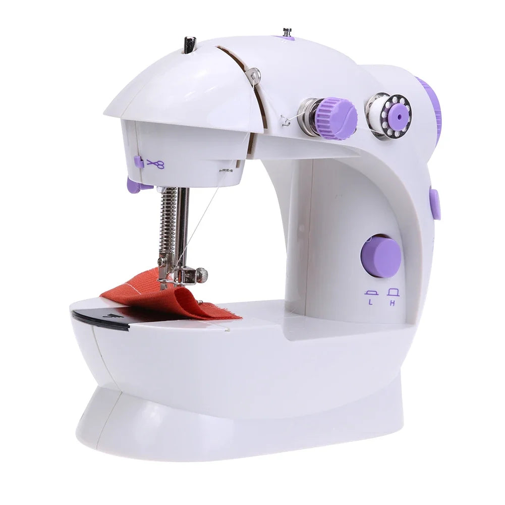 Small portable electric sewing machine, household mobile fully automatic beginner's small desktop multifunctional locksmith