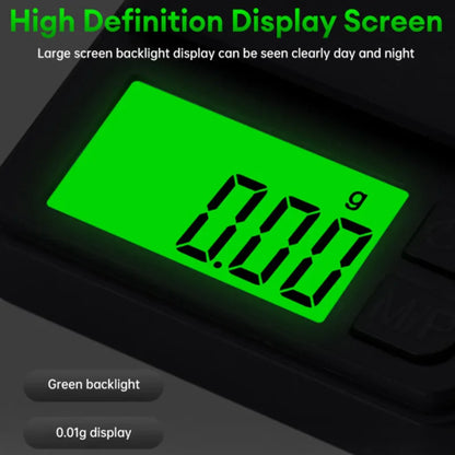 Precision Pocket Scale 1000g X 0.1g - Digital Gram Food Jewelry Ounces/Grains Scale with Backlit LCD - Mini Scale for Travel