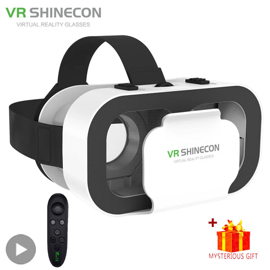 Shinecon 3D VR очки виртуальной реальности Viar очки гарнитура устройства умные линзы для шлема для сотового телефона мобильные смартфоны Viewer