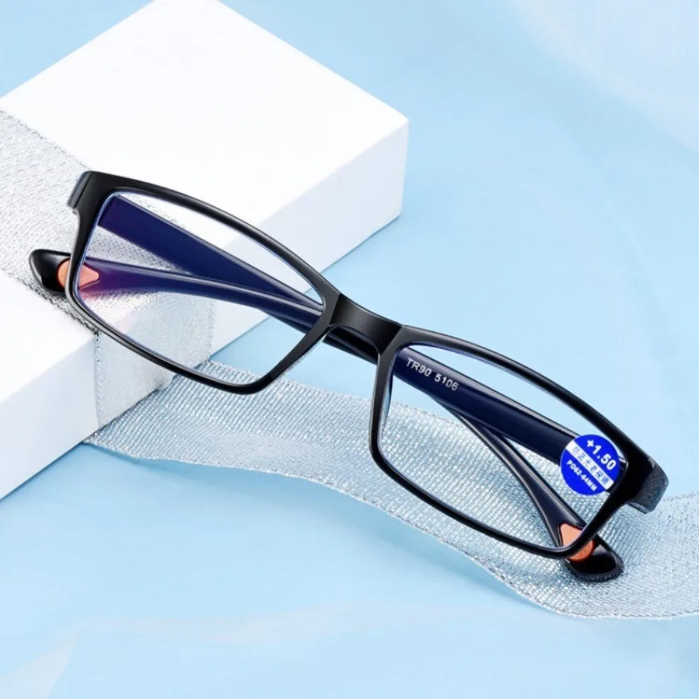 Reading Glasses +1.0~+4.0 Lightweight Anti-Blue Light Eyewear