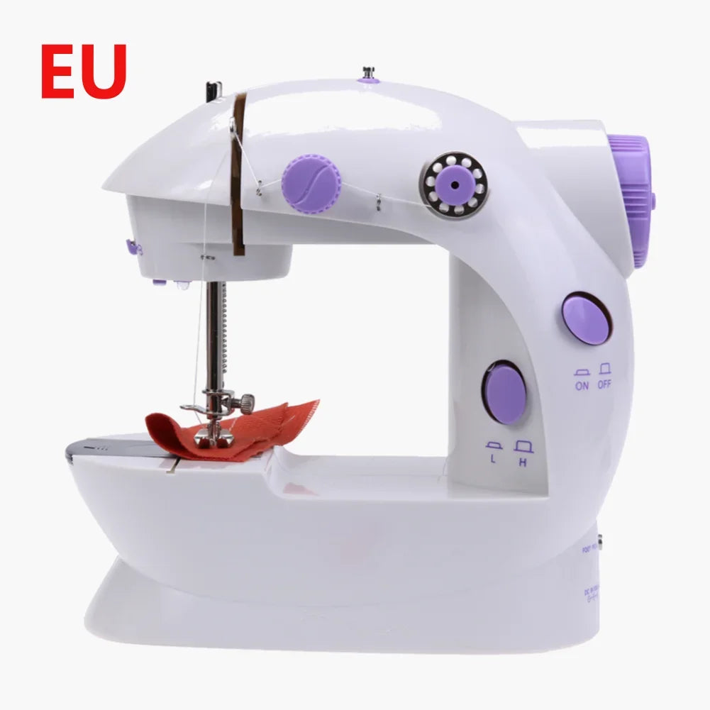 Small portable electric sewing machine, household mobile fully automatic beginner's small desktop multifunctional locksmith