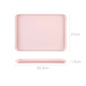 Rectangular Tea Tray Serving Tray Anti Slip Scratch Resistant Plastic Food Kitchen Organizer Home Kitchen Fruit Dessert Tray