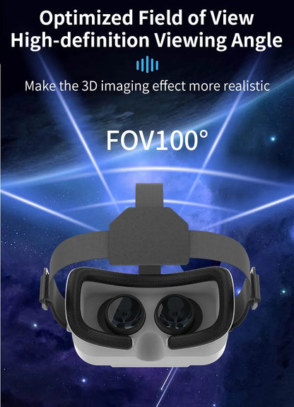 Shinecon 3D VR Glasses Virtual Reality Viar Goggles Headset Devices Smart Helmet Lenses For Cell Phone Mobile Smartphones Viewer