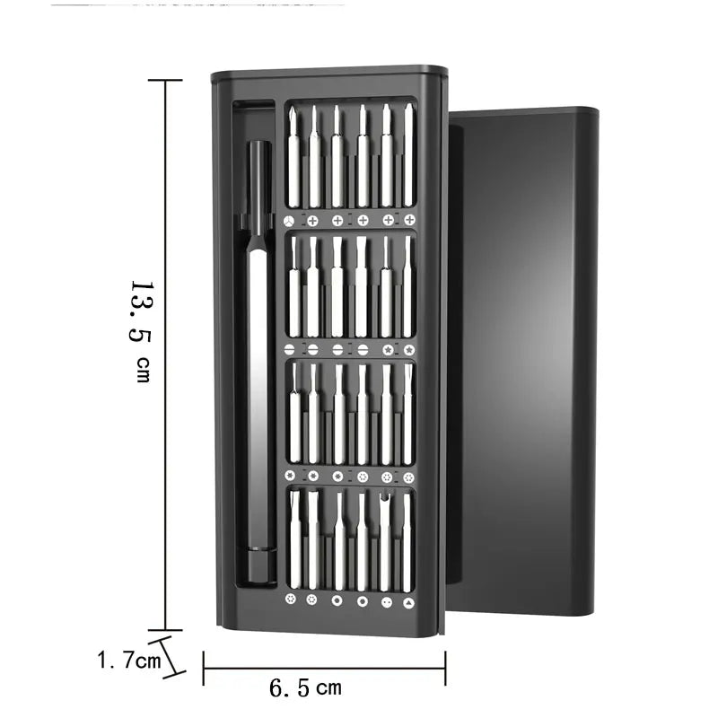 25 In 1 Screwdriver Kit Magnetic Bits Phillips Torx Hex Precision DIY Dismountable Mini Tool Case For Smart Home PC Phone Repair