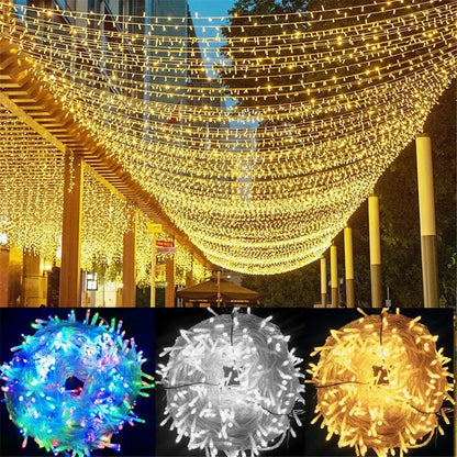 Christmas Decoration Led Christmas Lights Outdoor 20M 10M Led String Lights Decoration for Party Holiday Wedding Garland