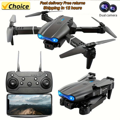 2024 E99Pro RC Drone 4K Professinal с широкоугольной HD-камерой 1080P Складной вертолет WIFI FPV Удержание высоты Подарочная игрушка