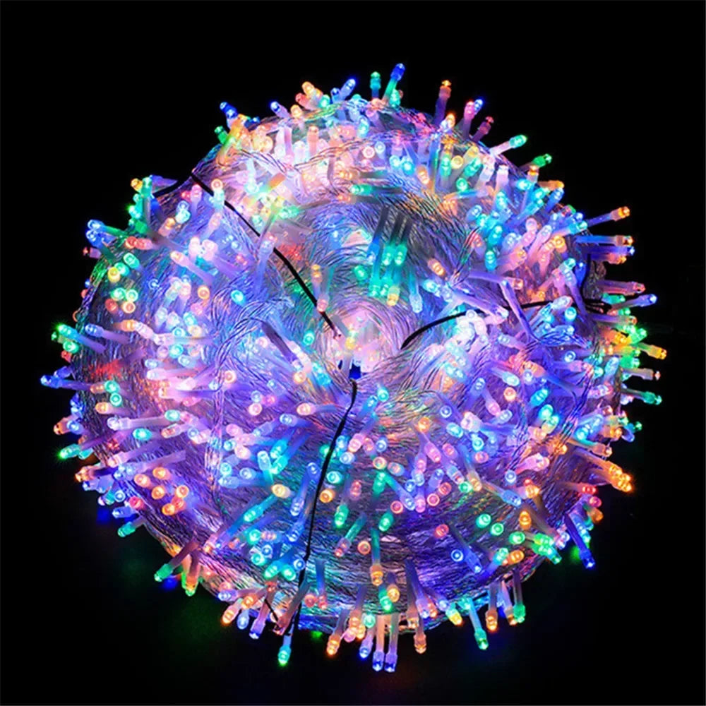 Christmas Decoration Led Christmas Lights Outdoor 20M 10M Led String Lights Decoration for Party Holiday Wedding Garland