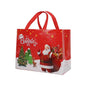 Non Woven Fabric Waterproof Gift Tote Bag Christmas Party Folding Bag Clothing Storage Bag Noel Navidad Print Package Gift Bag