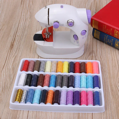 Small portable electric sewing machine, household mobile fully automatic beginner's small desktop multifunctional locksmith