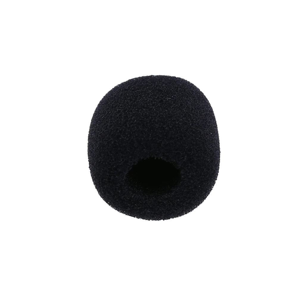 5pcs Soft Elastic Sponge Microphone Head Cover for Headset Collar Mic