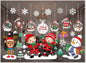 Merry Christmas Decoration for Home 2025 Wall Window Sticker Ornaments Garland New Year Festoon Christmas Decoration 2024 Noel