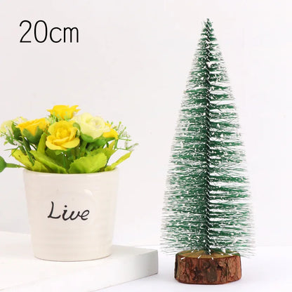 new Mini encryption Snow Fir Small Christmas Tree Christmas Decorations For New Year Xmas Party Home Table Ornaments Gifts