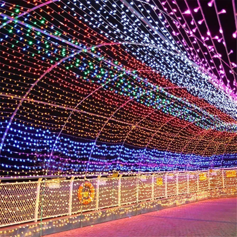 Christmas Decoration Led Christmas Lights Outdoor 20M 10M Led String Lights Decoration for Party Holiday Wedding Garland