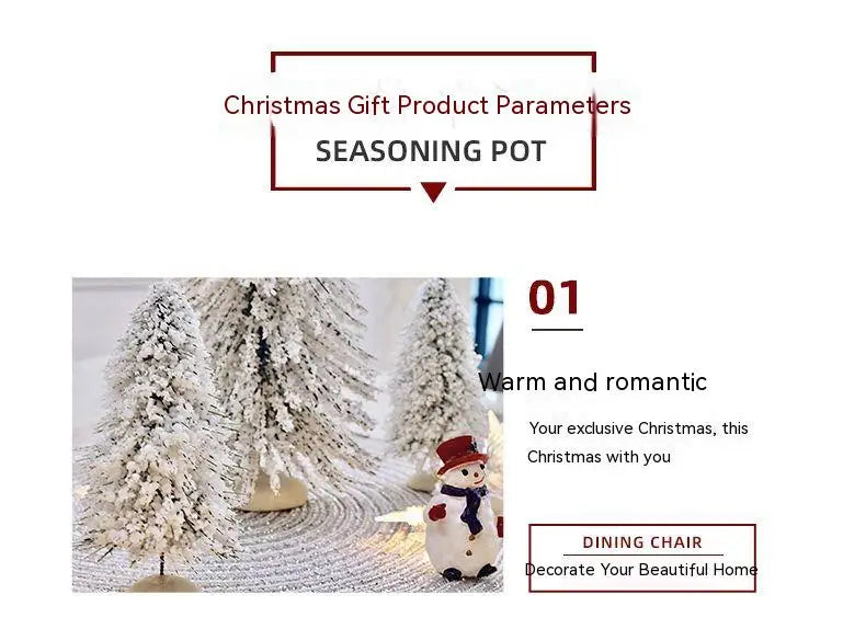 new Mini encryption Snow Fir Small Christmas Tree Christmas Decorations For New Year Xmas Party Home Table Ornaments Gifts