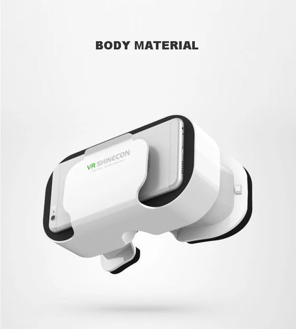 Shinecon 3D VR Glasses Virtual Reality Viar Goggles Headset Devices Smart Helmet Lenses For Cell Phone Mobile Smartphones Viewer