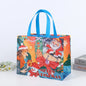 Non Woven Fabric Waterproof Gift Tote Bag Christmas Party Folding Bag Clothing Storage Bag Noel Navidad Print Package Gift Bag