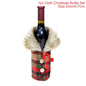 Christmas Wine Bottle Cover Merry Christmas Decorations For Home 2024 Cristmas Ornament Xmas Navidad Gifts Happy New Year 2025