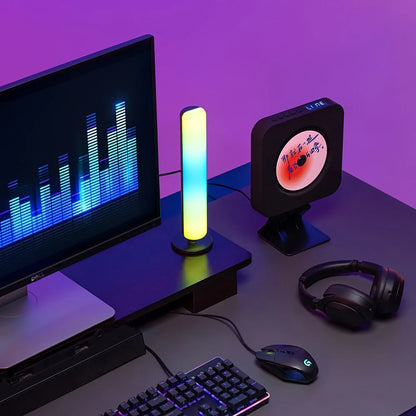 RGB Pickup Light Music Rhythm Lights Модернизированная USB перезаряжаемая модель Рождественское украшение Настольный RGB Light Bar Music Rhythm