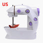 Small portable electric sewing machine, household mobile fully automatic beginner's small desktop multifunctional locksmith