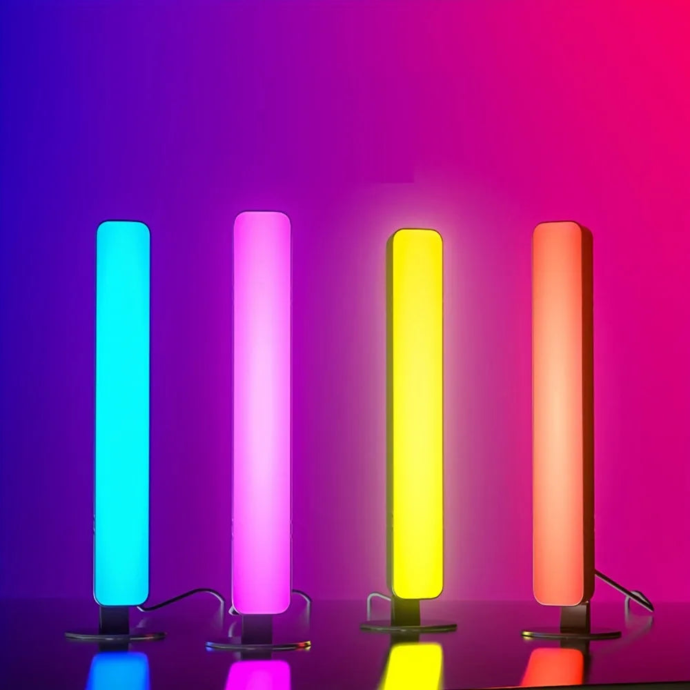 RGB Pickup Light Music Rhythm Lights Модернизированная USB перезаряжаемая модель Рождественское украшение Настольный RGB Light Bar Music Rhythm