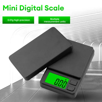 Precision Pocket Scale 1000g X 0.1g - Digital Gram Food Jewelry Ounces/Grains Scale with Backlit LCD - Mini Scale for Travel