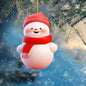 Christmas Decoration Pendant 2D Acrylic Cartoon Christmas Snowman Home Garden Christmas Tree Pendant Party Decoration