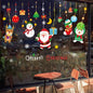 Merry Christmas Decoration for Home 2025 Wall Window Sticker Ornaments Garland New Year Festoon Christmas Decoration 2024 Noel