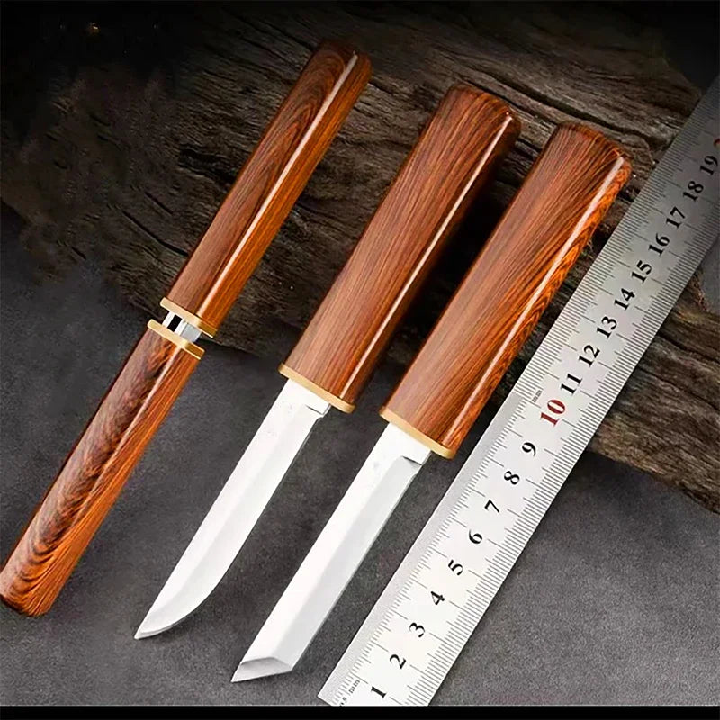 Stainless Steel 2-in-1 Double Straight Knife Outdoor Portable Multifunctional Hunting Camping Tactica Survival Blade Knife