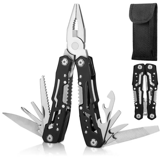 Folding Multi-tool Pocket Knife Pliers Mini Portable Fold Outdoor Hunting Survival Rescue Tactical Multipurpose Repair Tool