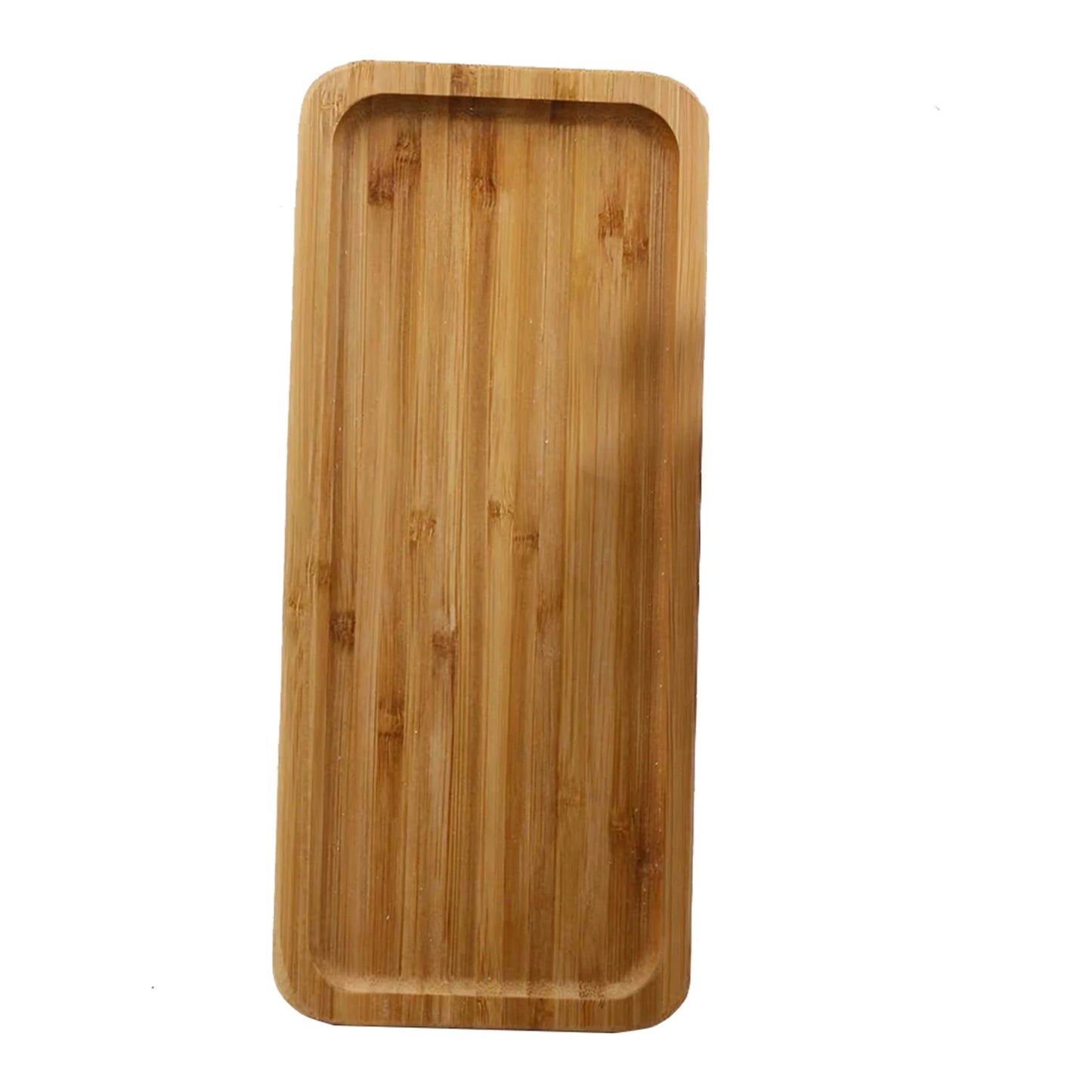 Home Bamboo Serving Tray Round Square Rectangle Breakfast Dessert Cake Tray Decorative Coffee Tea Platter Dinner Plate