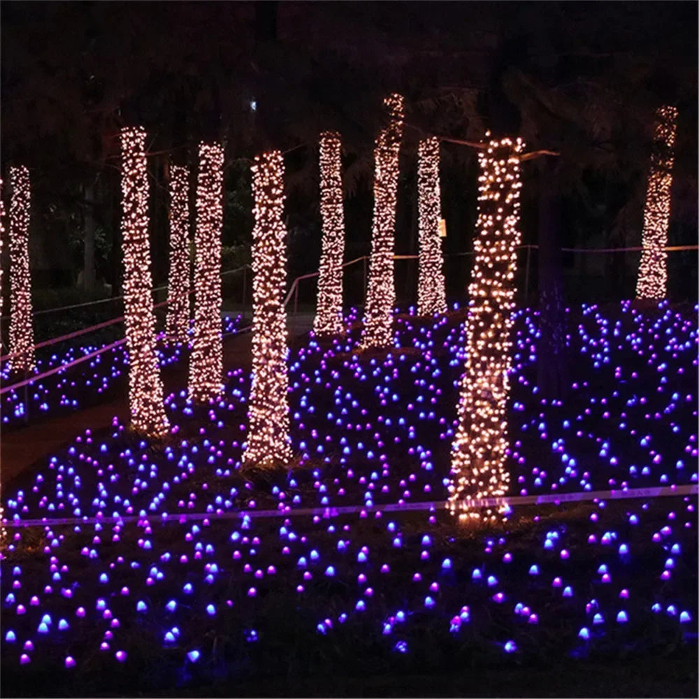 Christmas Decoration Led Christmas Lights Outdoor 20M 10M Led String Lights Decoration for Party Holiday Wedding Garland