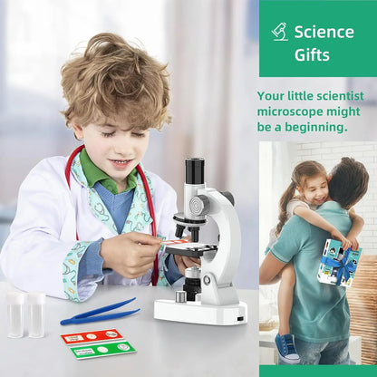 4800x HD Childrens Microscope Elementary School Children Science Experimental Biology Microscope Digital Microscope