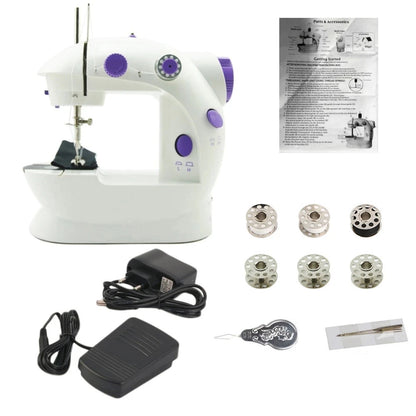 Small portable electric sewing machine, household mobile fully automatic beginner's small desktop multifunctional locksmith