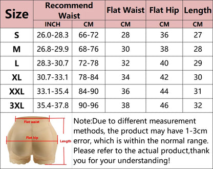 Padded Butt lifter Corrective Underwear Butt Enhancer Body Shaper Modeling Strap Fake Hip Shapwear Underwear Push Up Panties