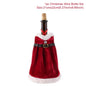 Christmas Wine Bottle Cover Merry Christmas Decorations For Home 2024 Cristmas Ornament Xmas Navidad Gifts Happy New Year 2025