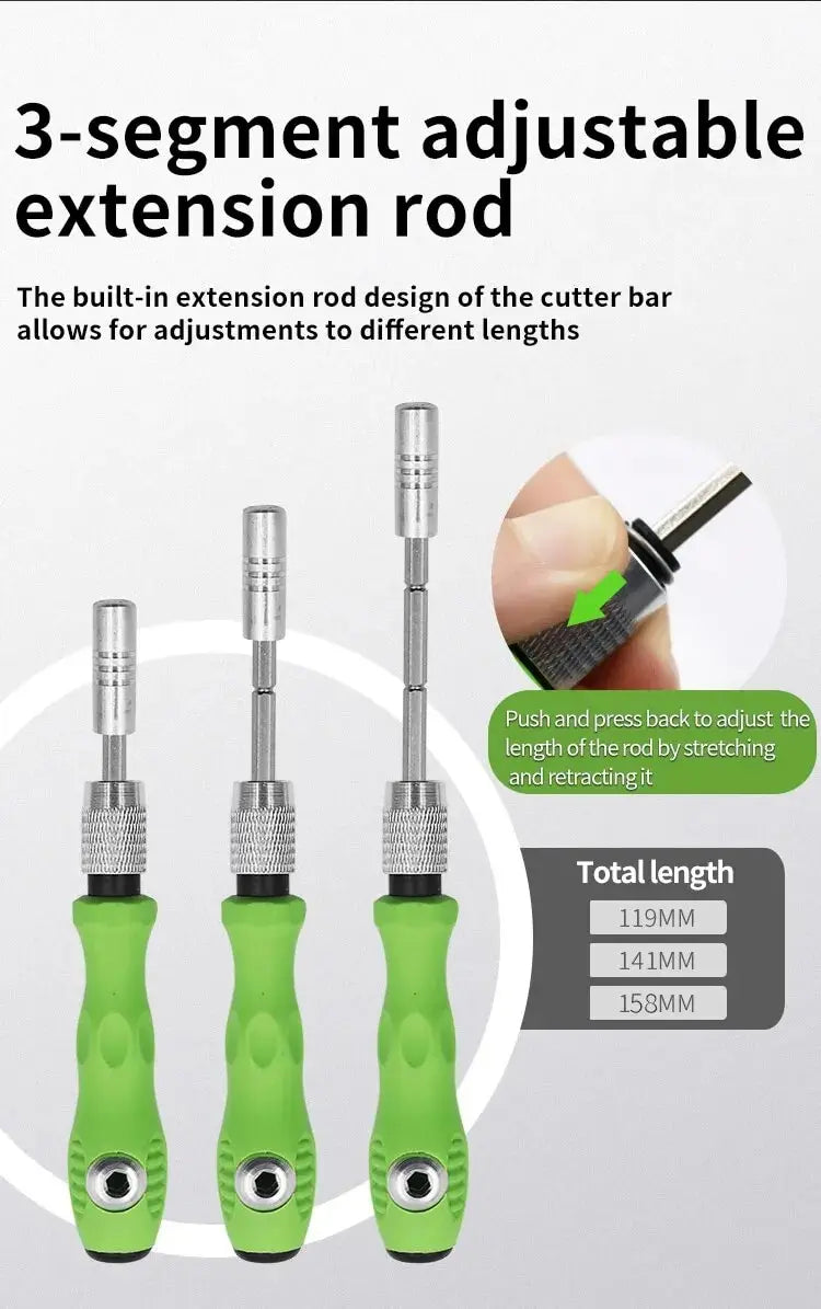 Mini 32-in-1 Precision Screwdriver Set Magnetic Phillips Bits Multifunctional Hand Repair Tool Kit for Phone Watch Glasses PC