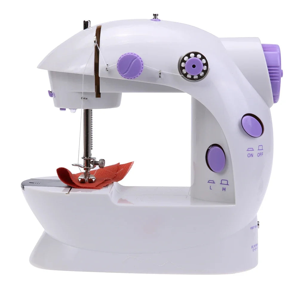 Small portable electric sewing machine, household mobile fully automatic beginner's small desktop multifunctional locksmith