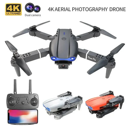 2024 E99Pro RC Drone 4K Professinal с широкоугольной HD-камерой 1080P Складной вертолет WIFI FPV Удержание высоты Подарочная игрушка