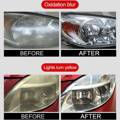 Car Headlight Polishing Agent Scratch Remover Repair Headlight Renewal Polish Liquid Headlights Restoration Kit Auto Accessories