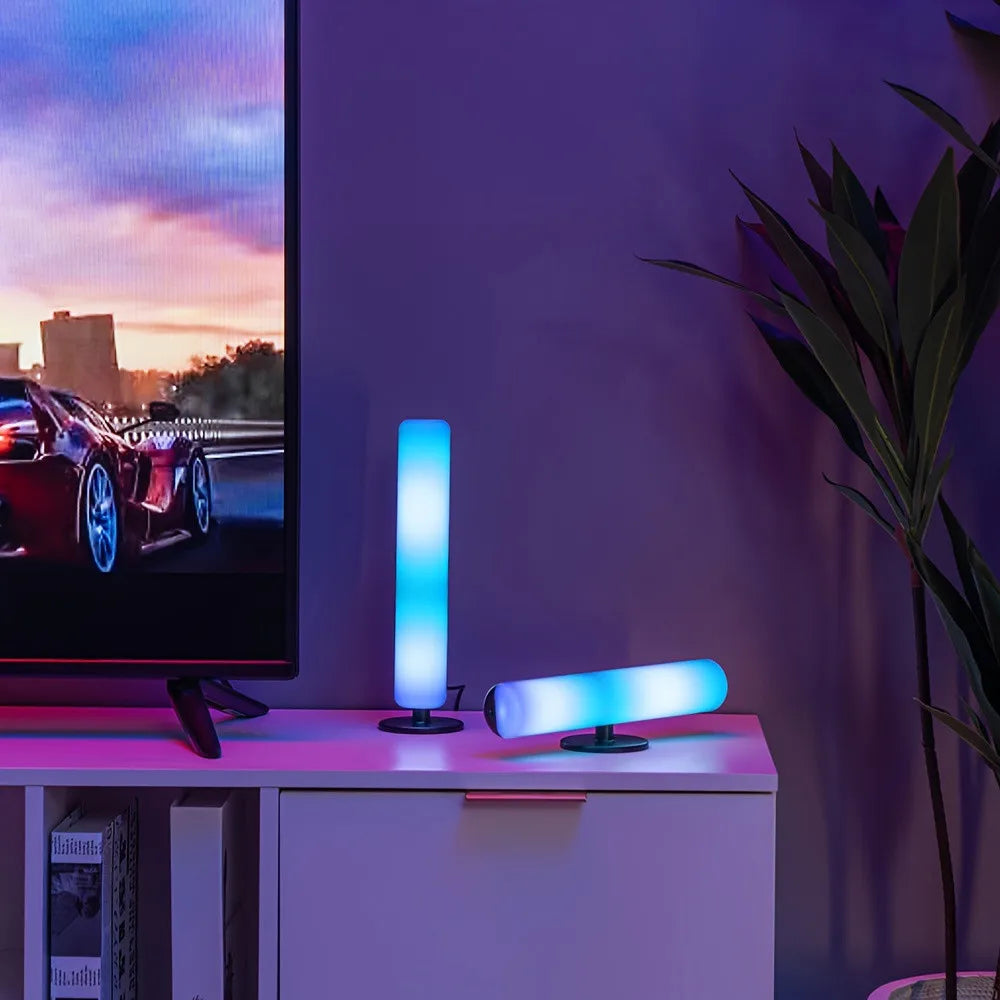 RGB Pickup Light Music Rhythm Lights Модернизированная USB перезаряжаемая модель Рождественское украшение Настольный RGB Light Bar Music Rhythm