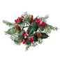 Christmas Decoration Leaf Candlestick Wreath Christmas Party Home Table Decor Artificial Leave Candle Ring Candlestick Garland