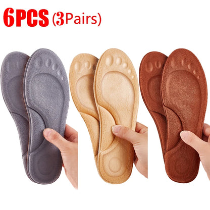 PU Feet Sole Soft Orthopedic Sport Insoles for Breathable Shock Absorption Running Shoes Pad for Men Women Arch Support Insole