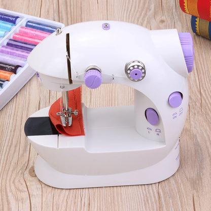 Small portable electric sewing machine, household mobile fully automatic beginner's small desktop multifunctional locksmith