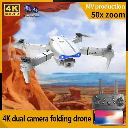 2024 E99Pro RC Drone 4K Professinal с широкоугольной HD-камерой 1080P Складной вертолет WIFI FPV Удержание высоты Подарочная игрушка