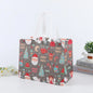 Non Woven Fabric Waterproof Gift Tote Bag Christmas Party Folding Bag Clothing Storage Bag Noel Navidad Print Package Gift Bag